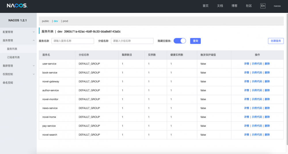 Novel-Cloud 1.1.0 发布，微服务技术栈学习型项目