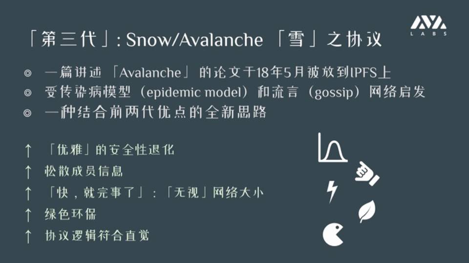 Avalanche 首席架构师解读区块链共识演化：即将上线的雪之协议特性何在？