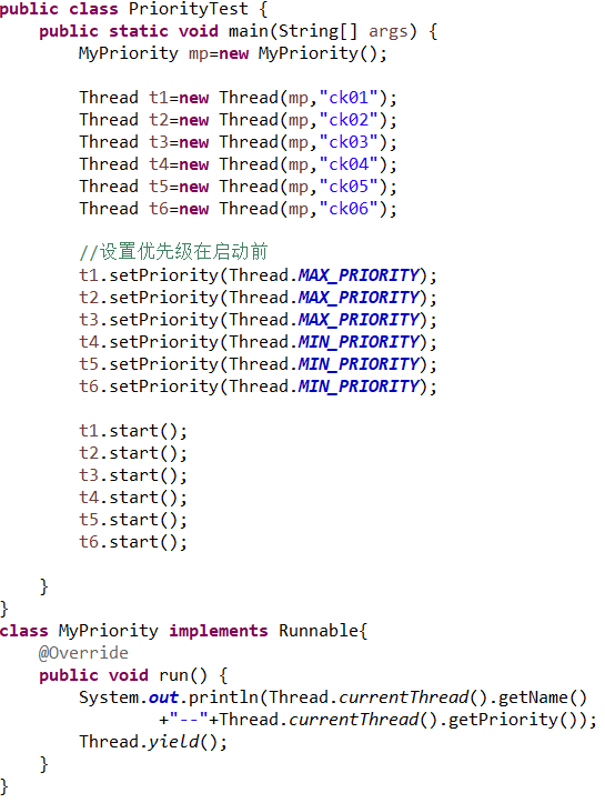 【JAVA SE基础篇】57.线程礼让、插队、优先调用、守护线程与其他